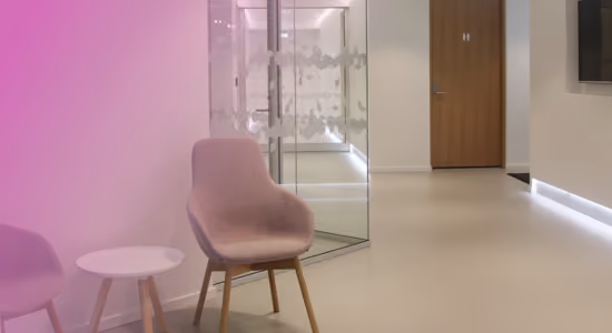 Reception in the fertility clinic