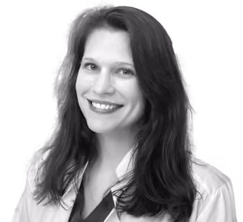 Female IVF specialist smiling