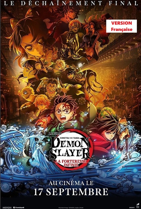 DEMON SALYER: Kimetsu no Yaiba La Forteresse Infinie Film 1-VF
