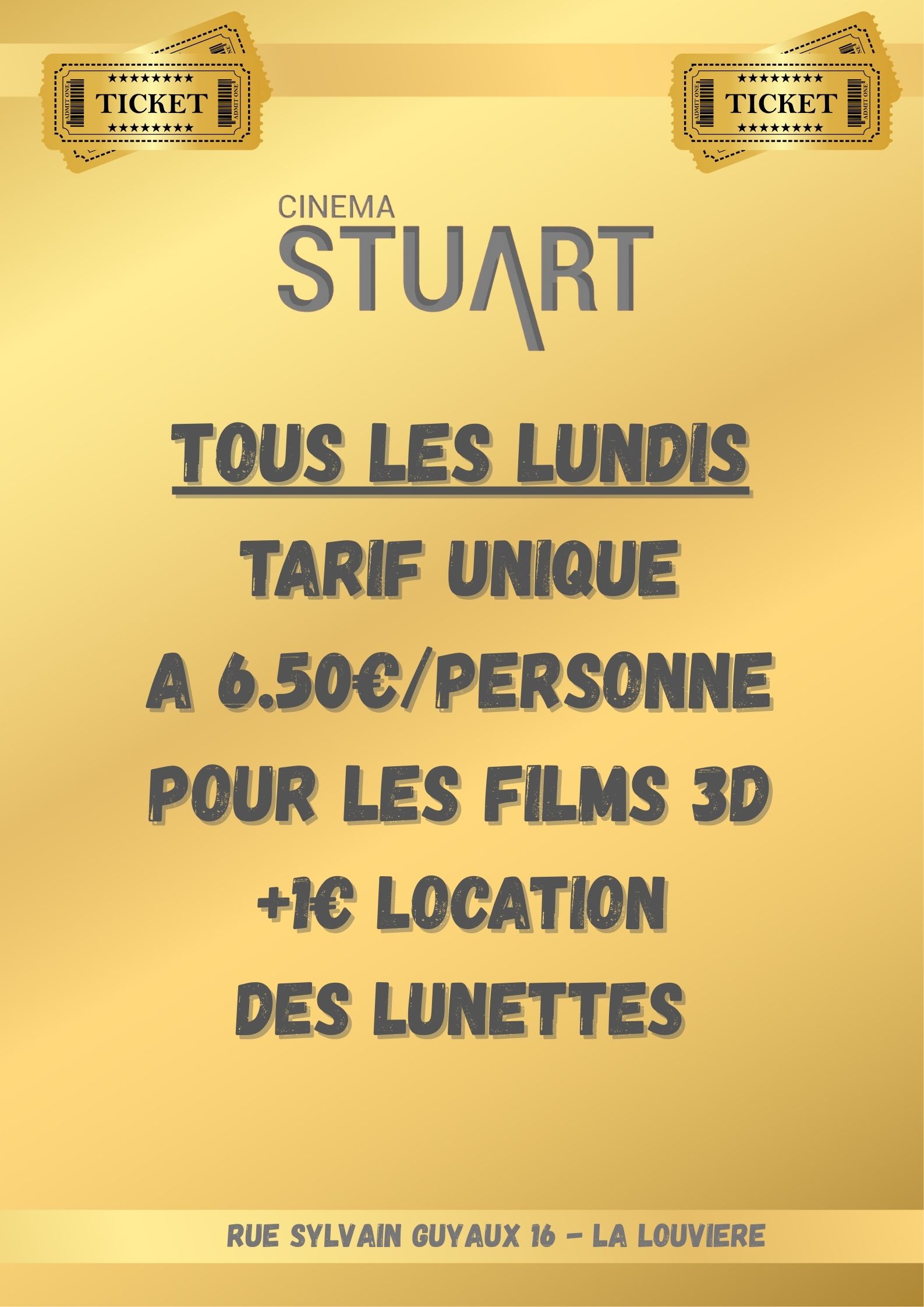 Tous les lundis chez CinéStuart