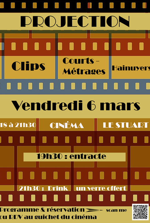 PROJECTION CLIPS ET COURTS METRAGES HAINUYERS