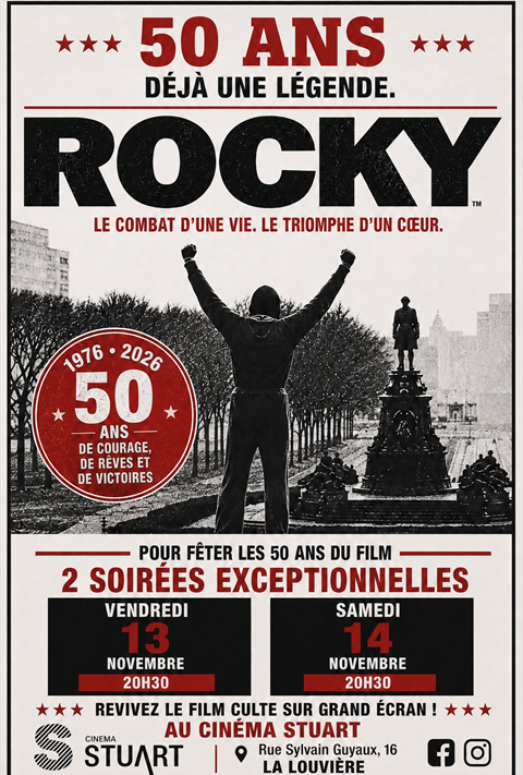 50ème anniversaire : ROCKY 1976-2026