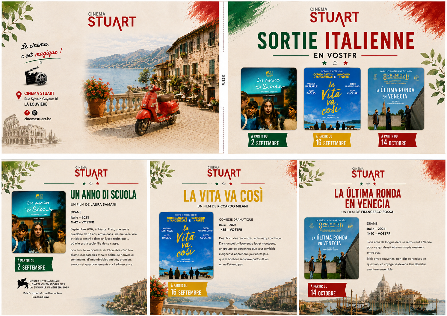 SORTIES ITALIENNES