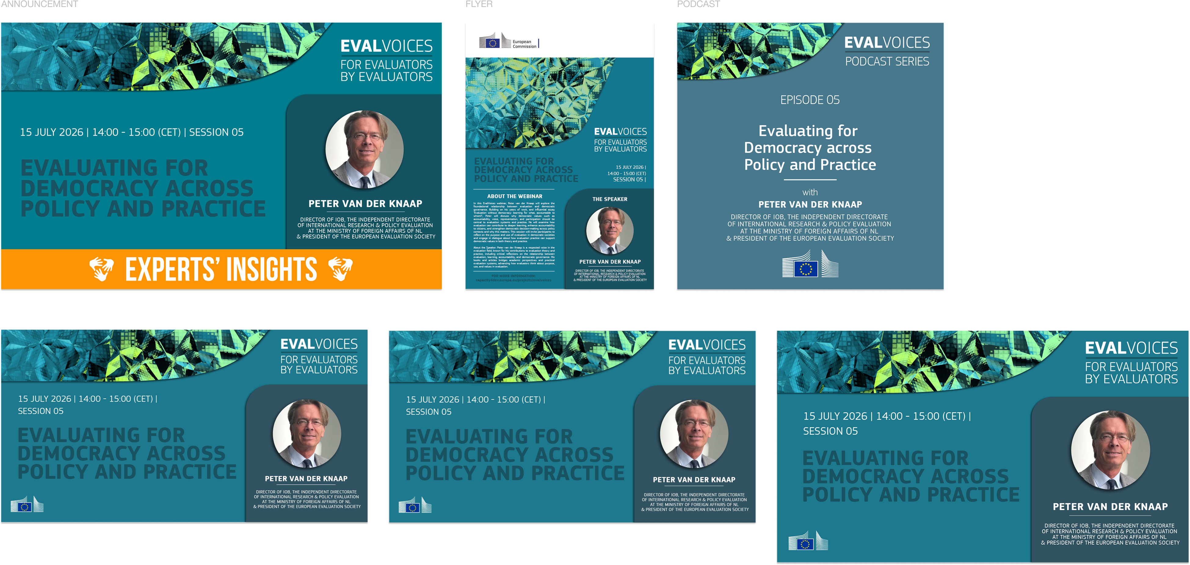 Trainings and webinars