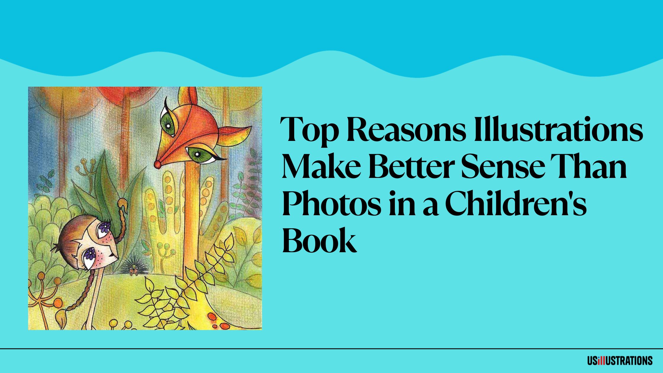When it comes to choosing the visuals for a children's book, there is often a debate between using illustrations or photos. While both can be visually appealing, there are several reasons why illustrations make better sense for a children's book.