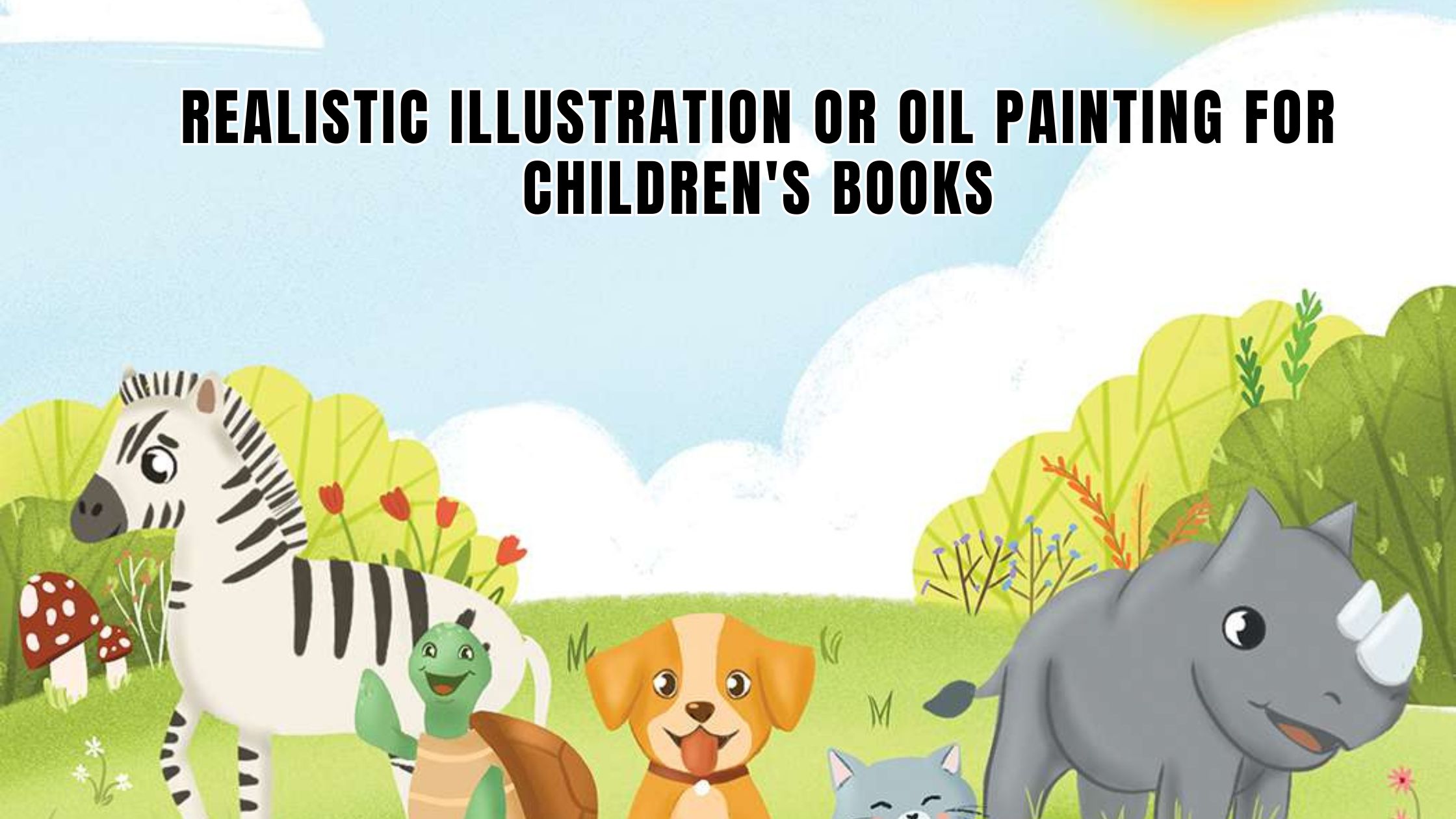 When people think of the best ways to add pictures to children's books, two main ones usually come to mind: realistic illustration and oil painting. Each method has its own style and can bring a story to life in a different way.