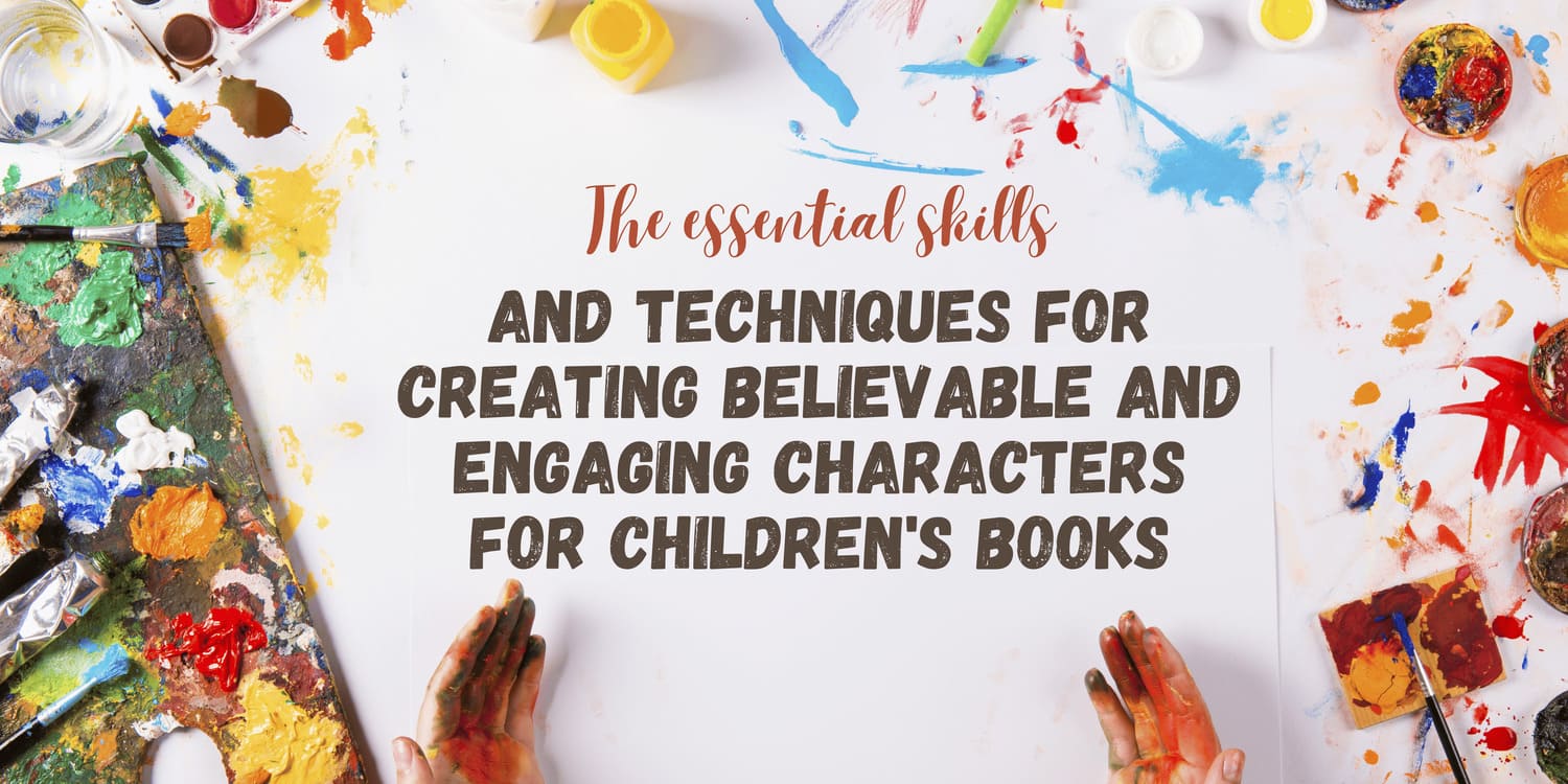 Step-by-step character design process for a picture book character