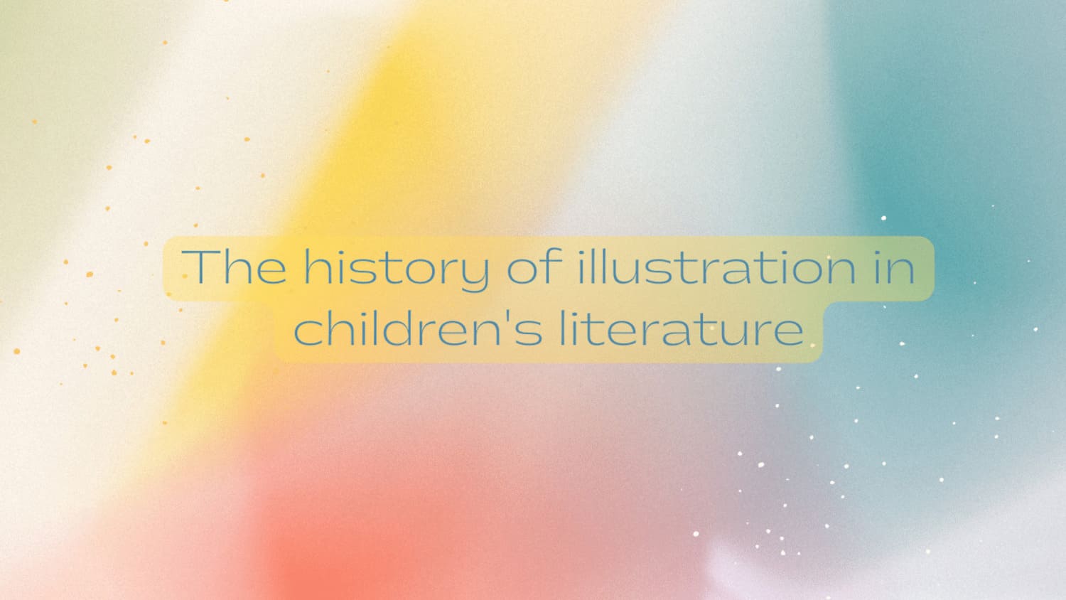 Historical evolution of children's book illustration from woodcuts to golden age watercolors