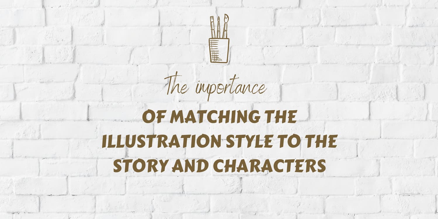 Different illustration styles matched to children's book age groups