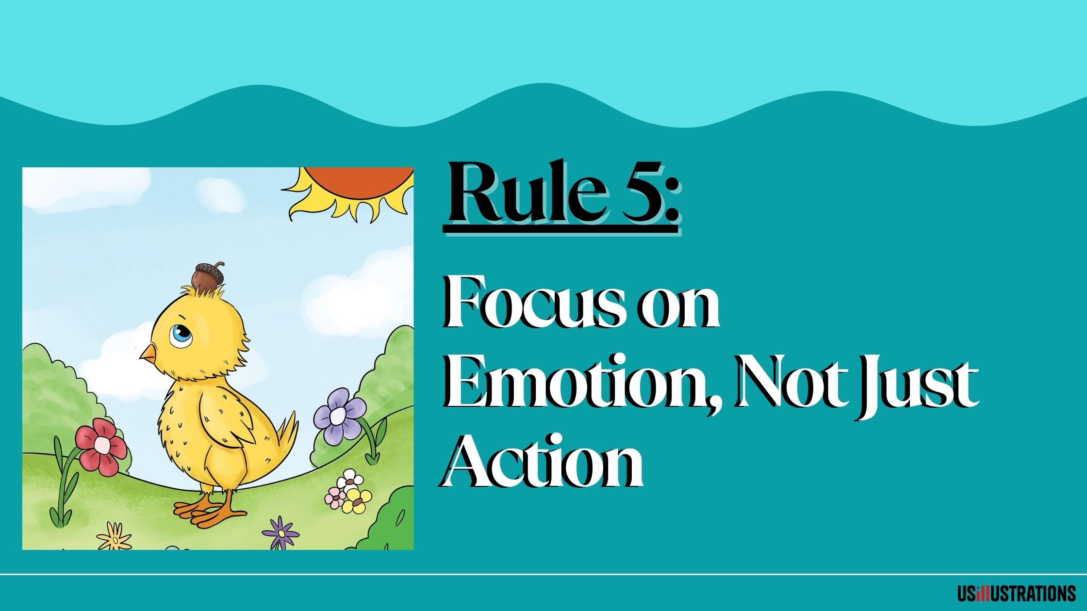 Color palette serving the story's emotional arc across a children's book