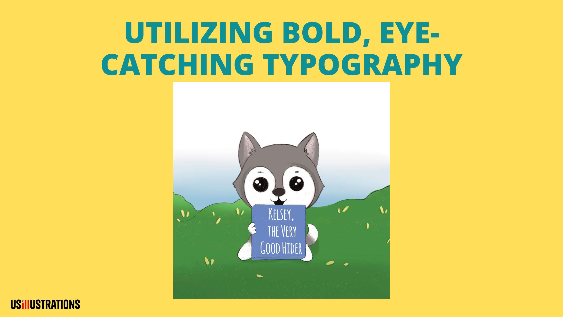 Object-centric minimalist children's book cover design