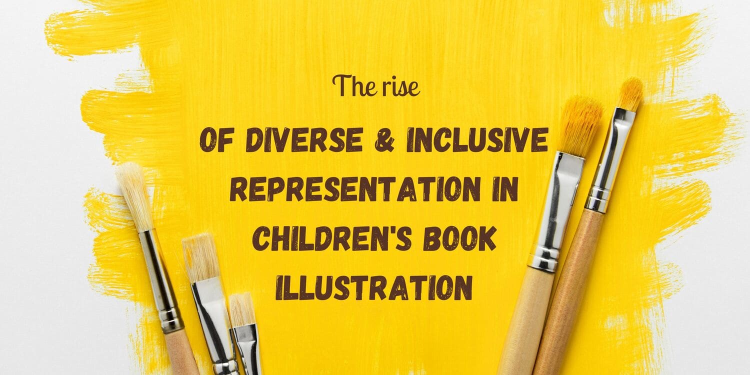 Mixed media and textured digital art trend in children's book illustration