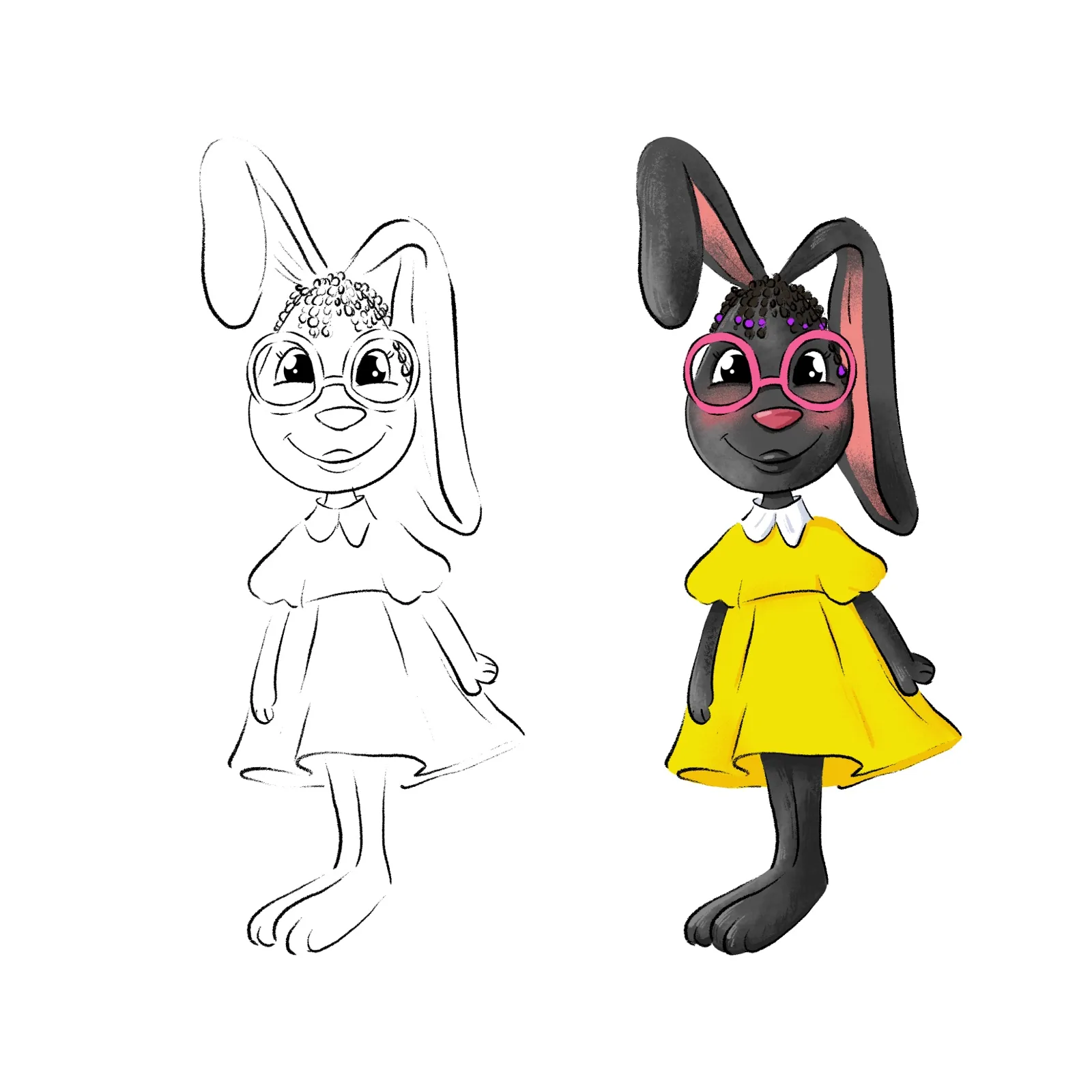 Character study of Howard B. Wigglebottom and a friend