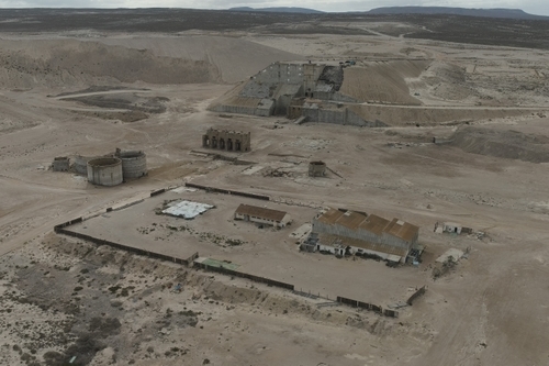 A drone performs industrial inspections on live plant structures and hard-to-reach areas at onshore and offshore oil and gas installations