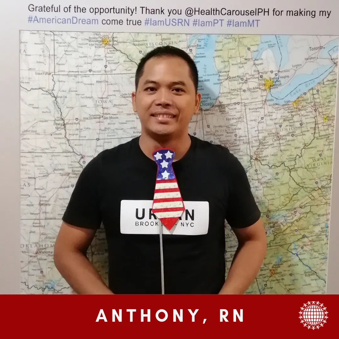 "Untiring help." - Anthony, RN