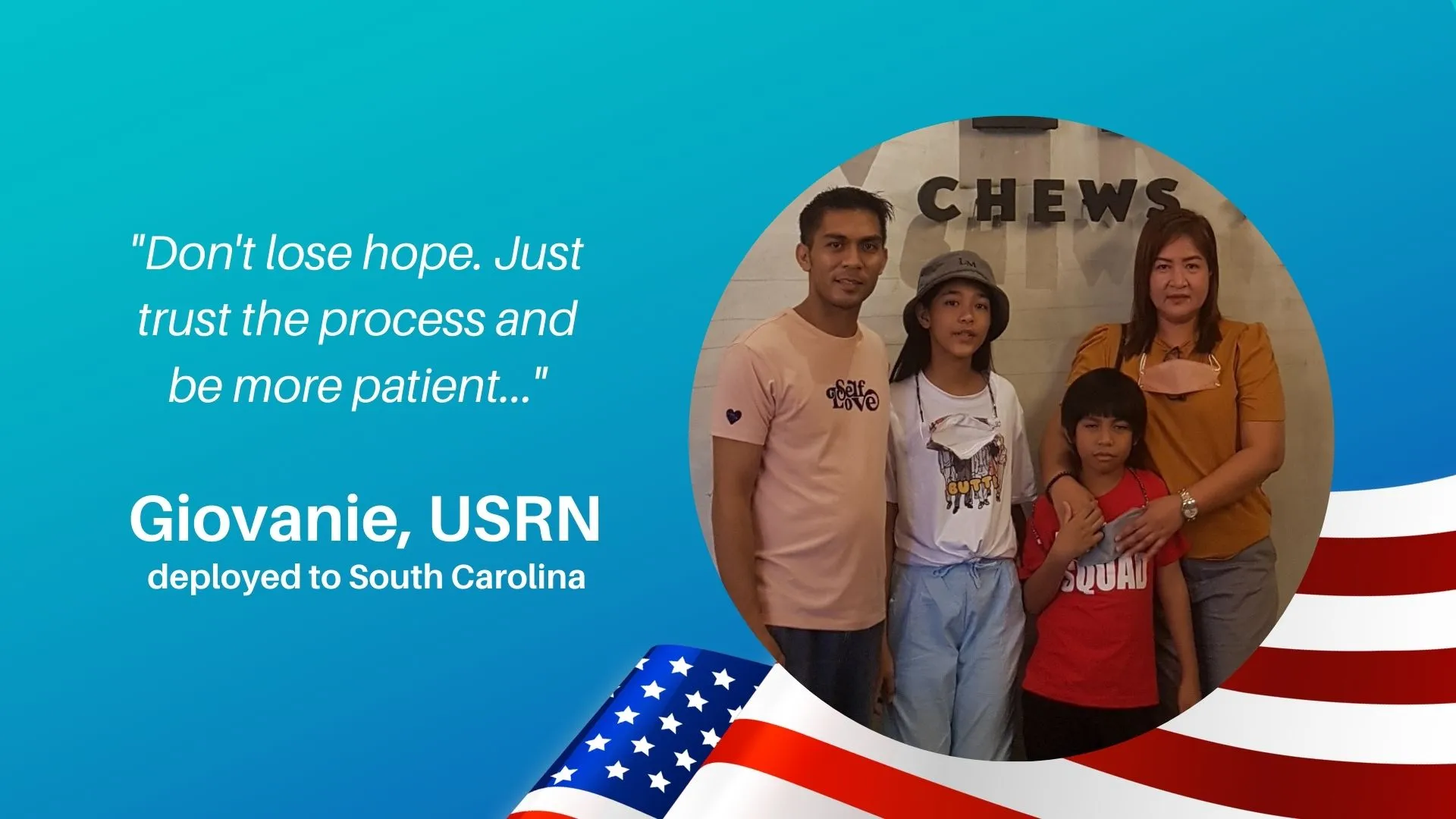 DAISY Awardee, Giovanie, is on his way to fulfilling his #AmericanDream!
