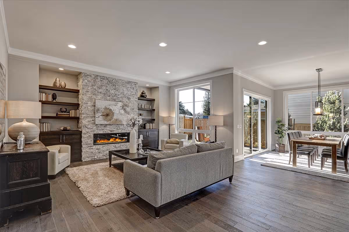 Beautiful living room interior
