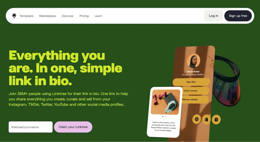 Great Value Proposition Examples - Linktree