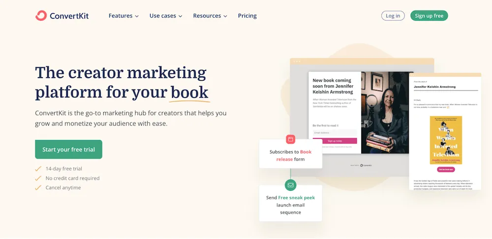 Great Value Proposition Examples - ConvertKit
