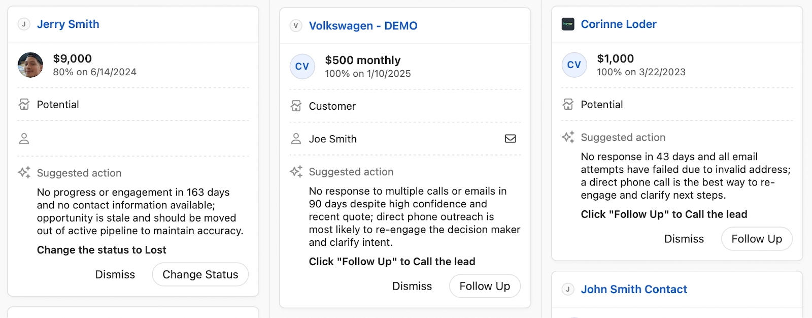 Pipeline Guidance - Close CRM