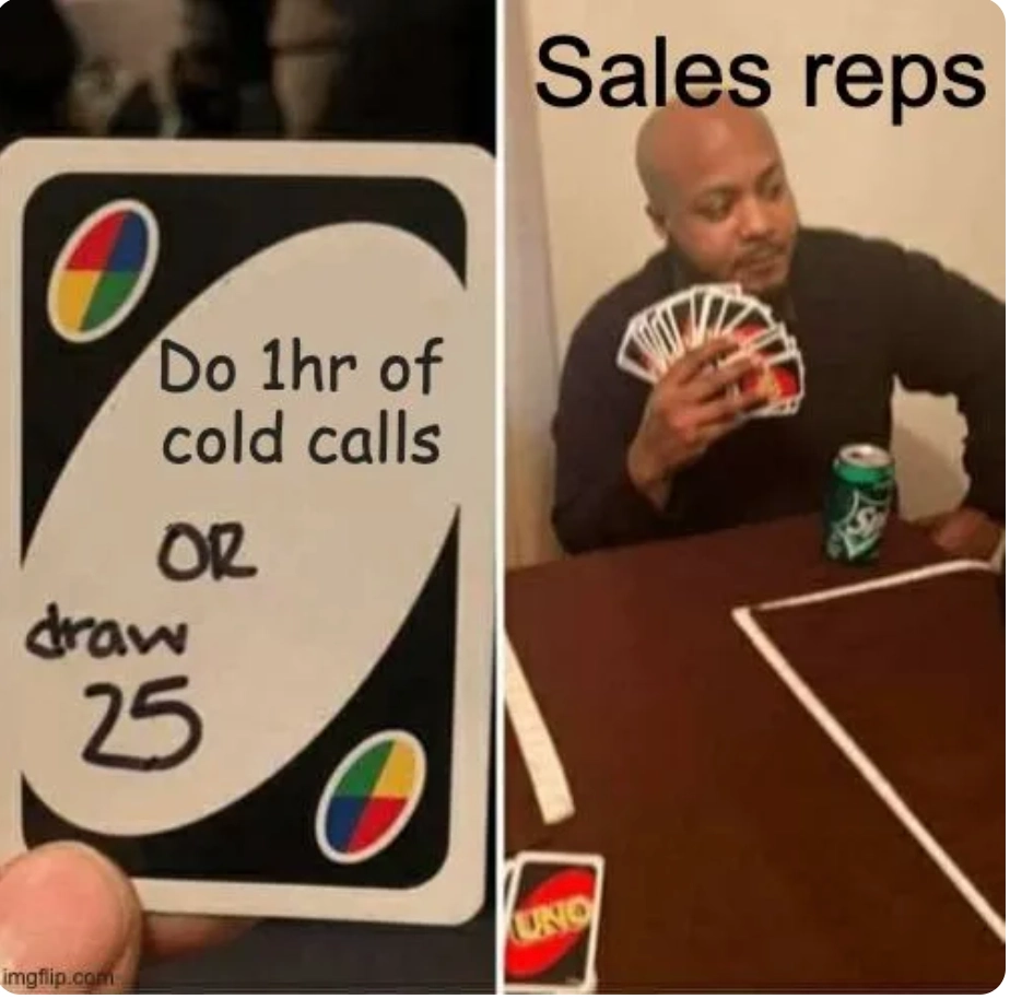 Cold Calling Memes - Would You Rather