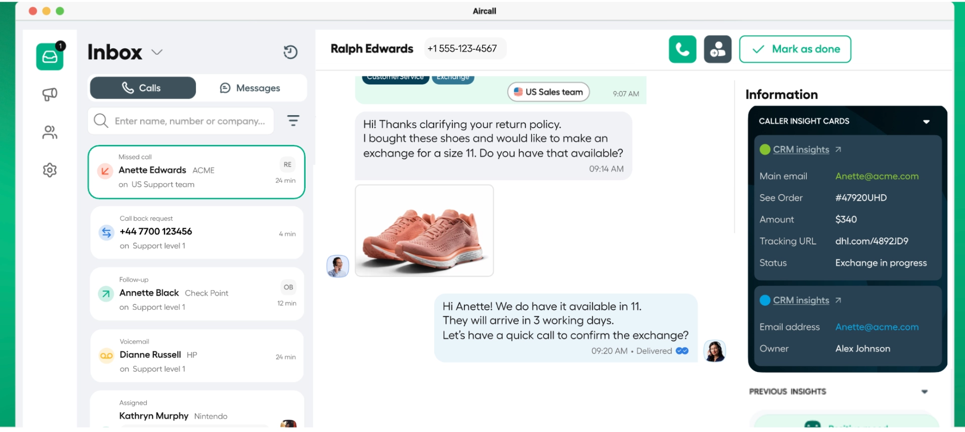 Best PhoneBurner Alternatives - AirCall