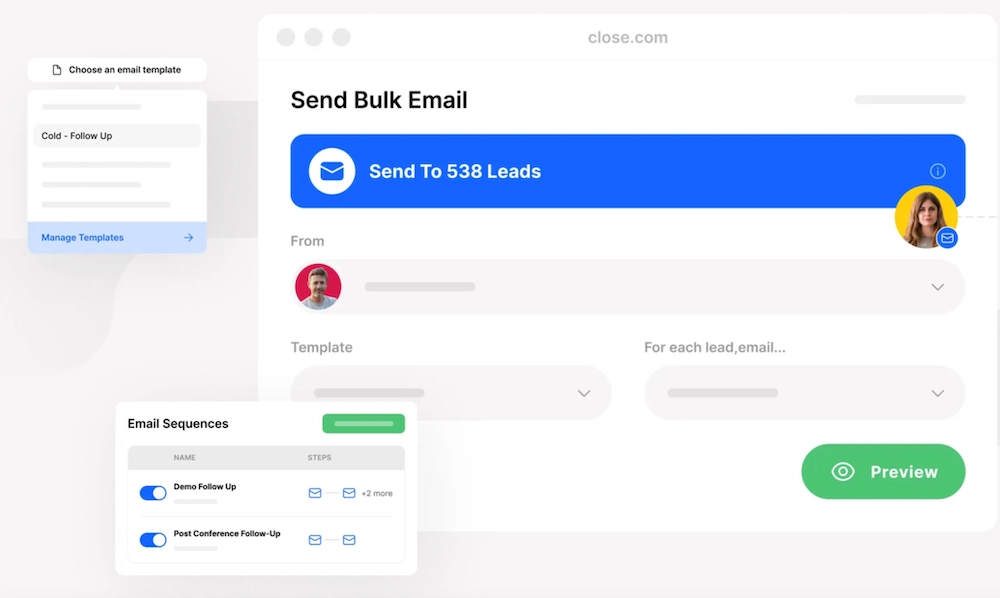 Close CRM Email Communication Tool