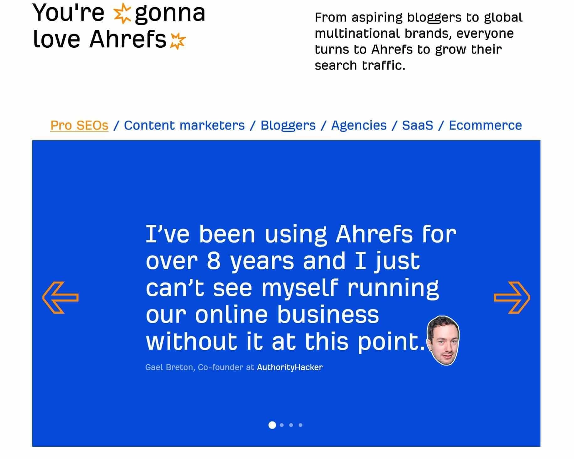 Sales deck - ahrefs