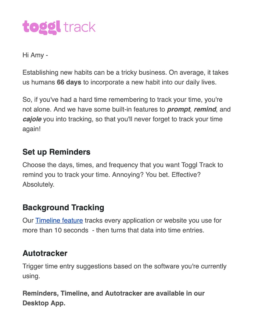 Sales Strategies - Use Free Trials Intelligently like Toggl