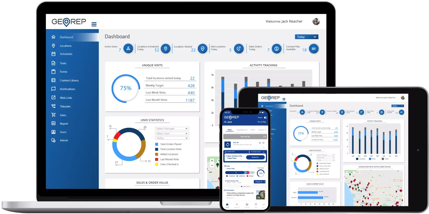 Geo Rep for Sales Territory Management