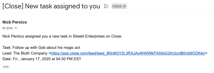 Task Assignment Emails Now Show Your Timezone
