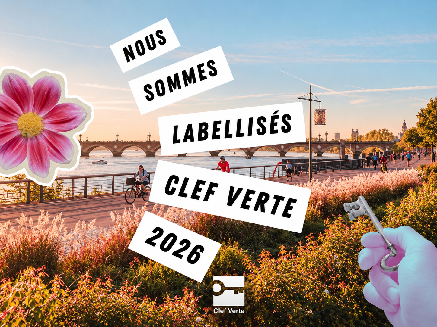 Notre établissement est labellisé Clef Verte