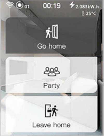 Lanbon switch set scenes