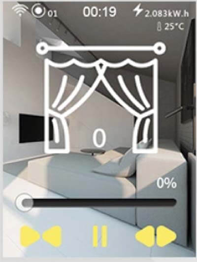 Lanbon switch open and close curtains