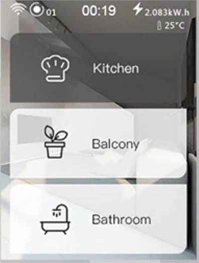 Lanbon switch turn on or off lights