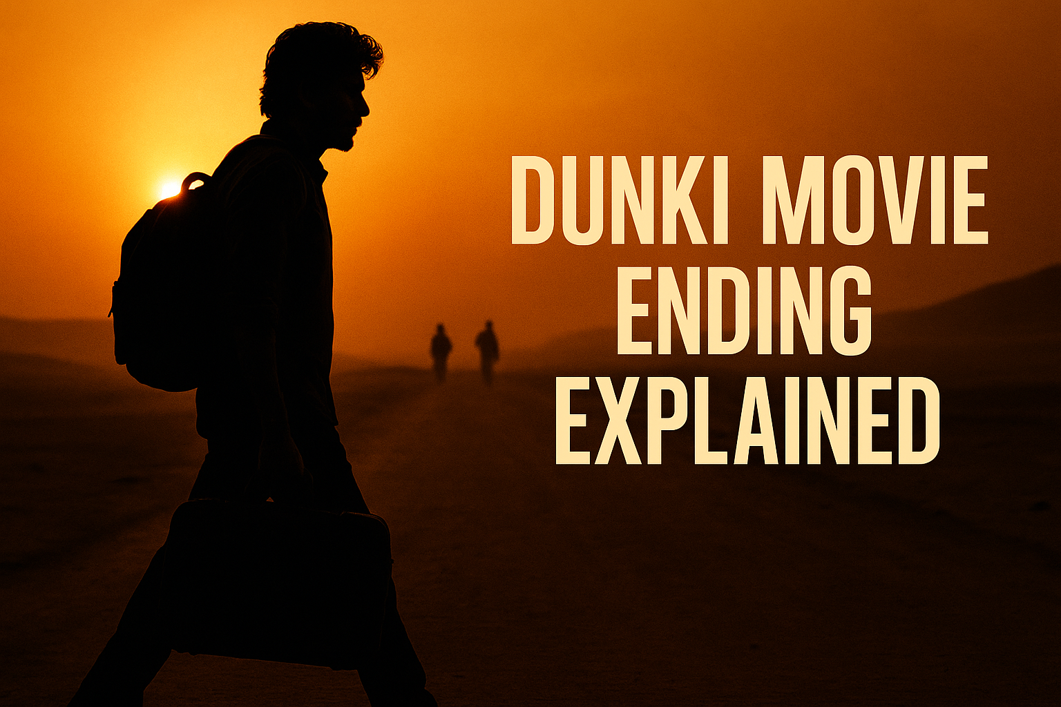 dunki movie ending explained