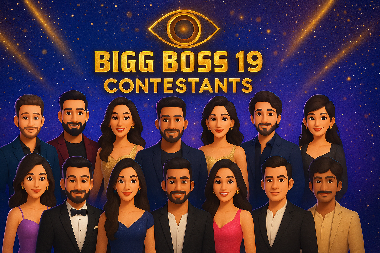 big boss 19 contestants 