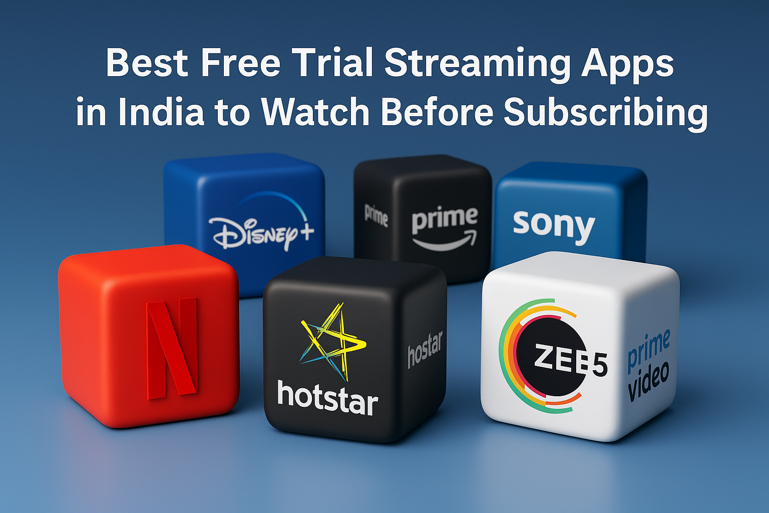 free trial streaming apps, watch free before subscribing, OTT free trials India