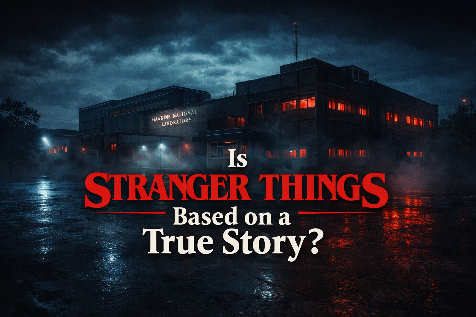 is stranger things based on a true story