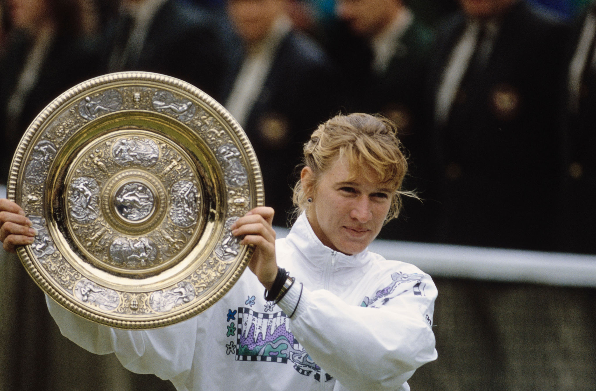 Steffi Graf during a Grand Slam singles final