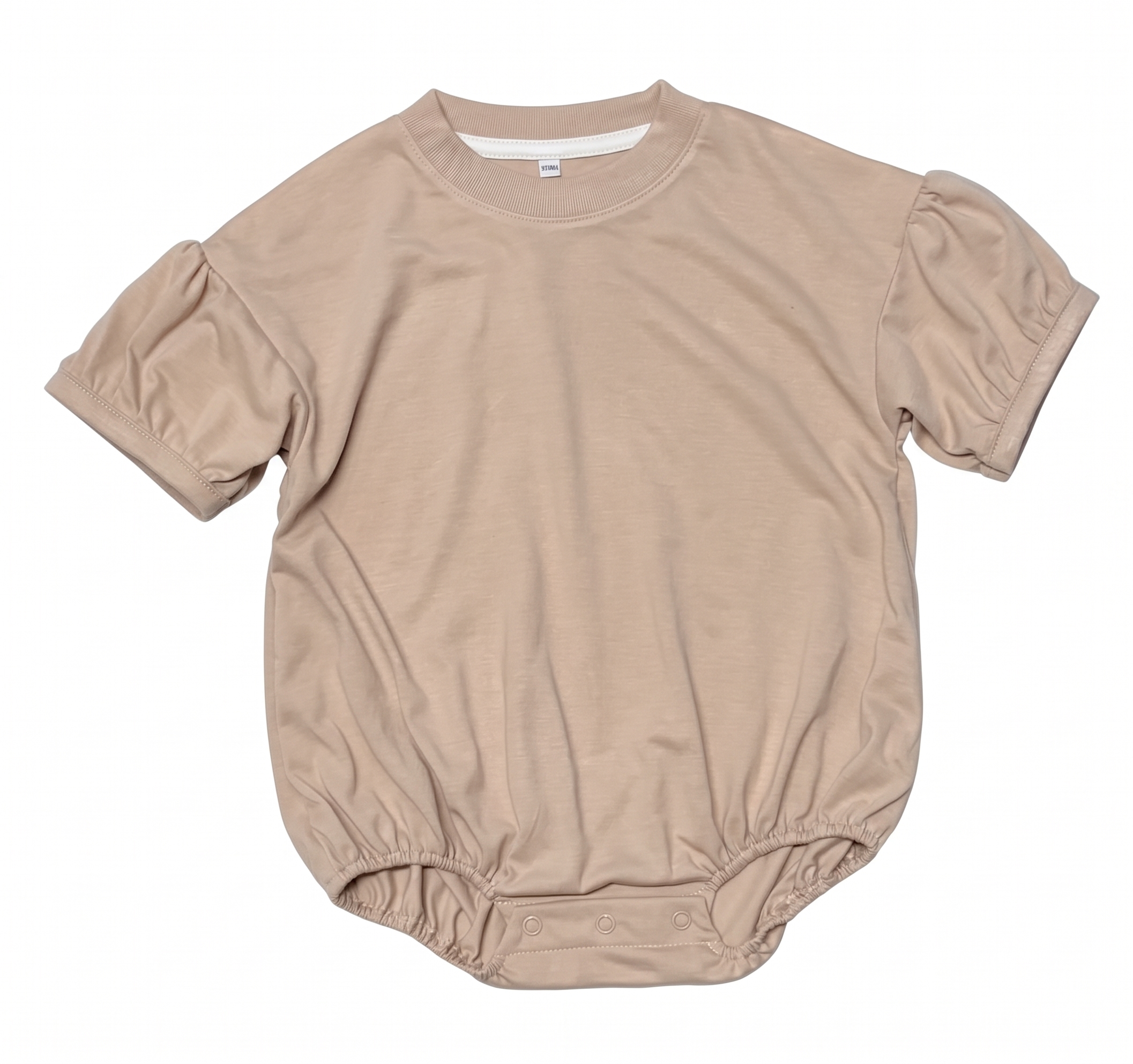 Baggy Baby Romper Puff Sleeve