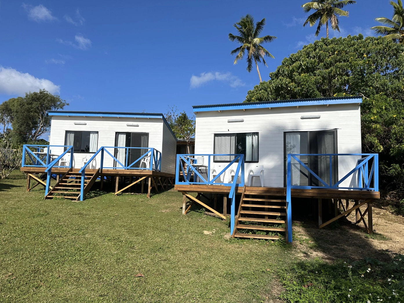 Cosy bungalows at the whale retreat resort in ‘Eua Tonga