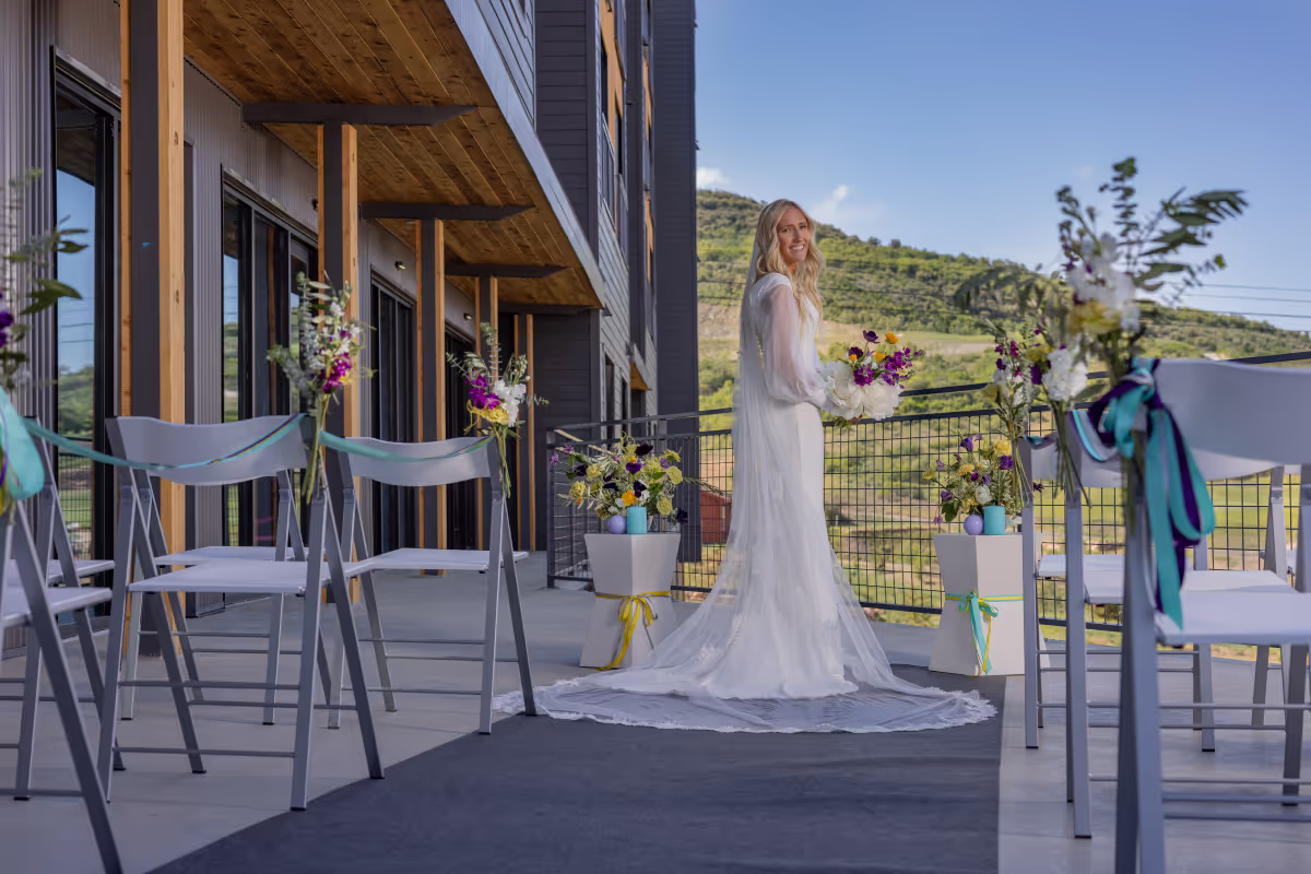 Bride on View Terrace