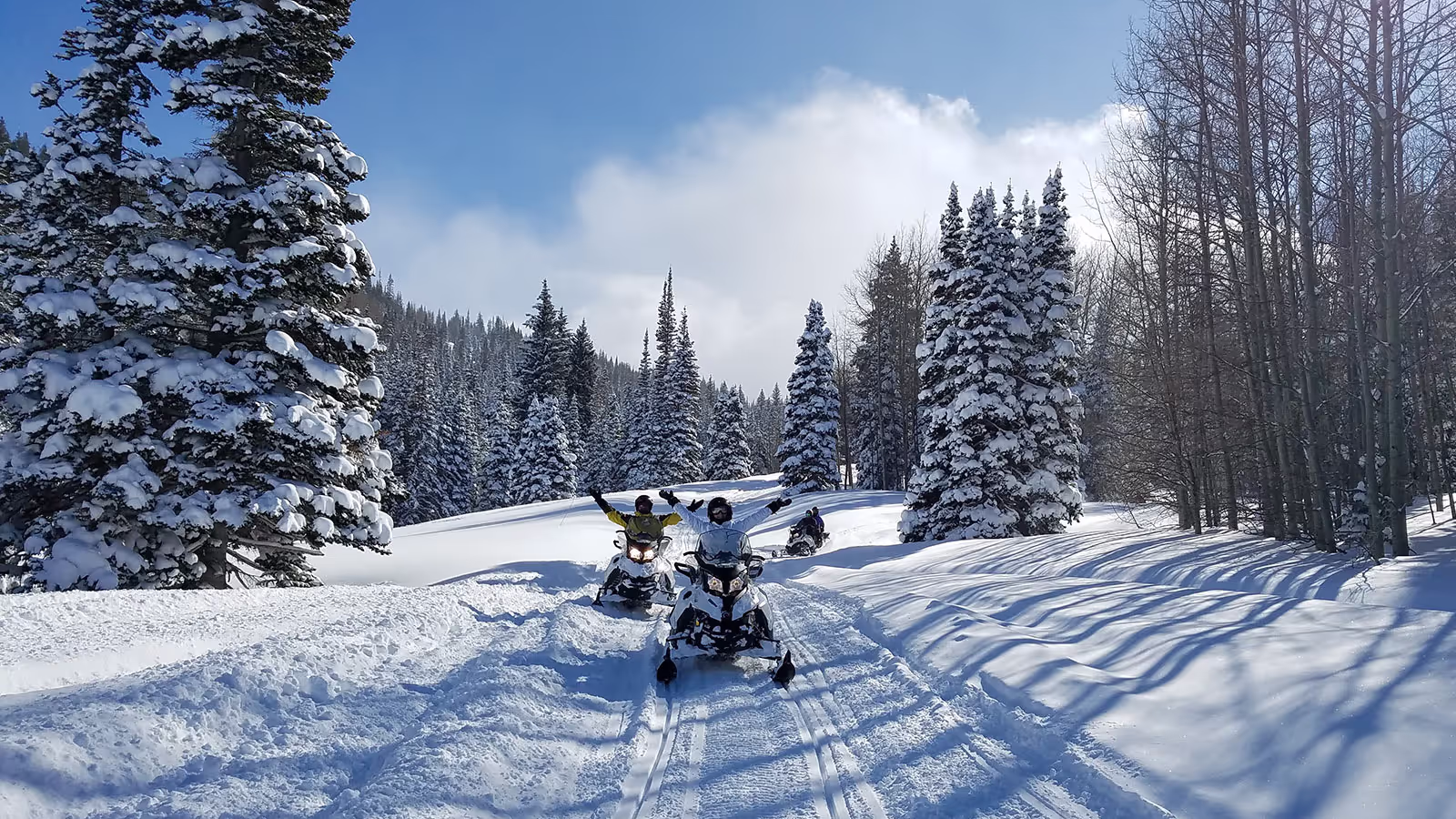 Snowmobiling