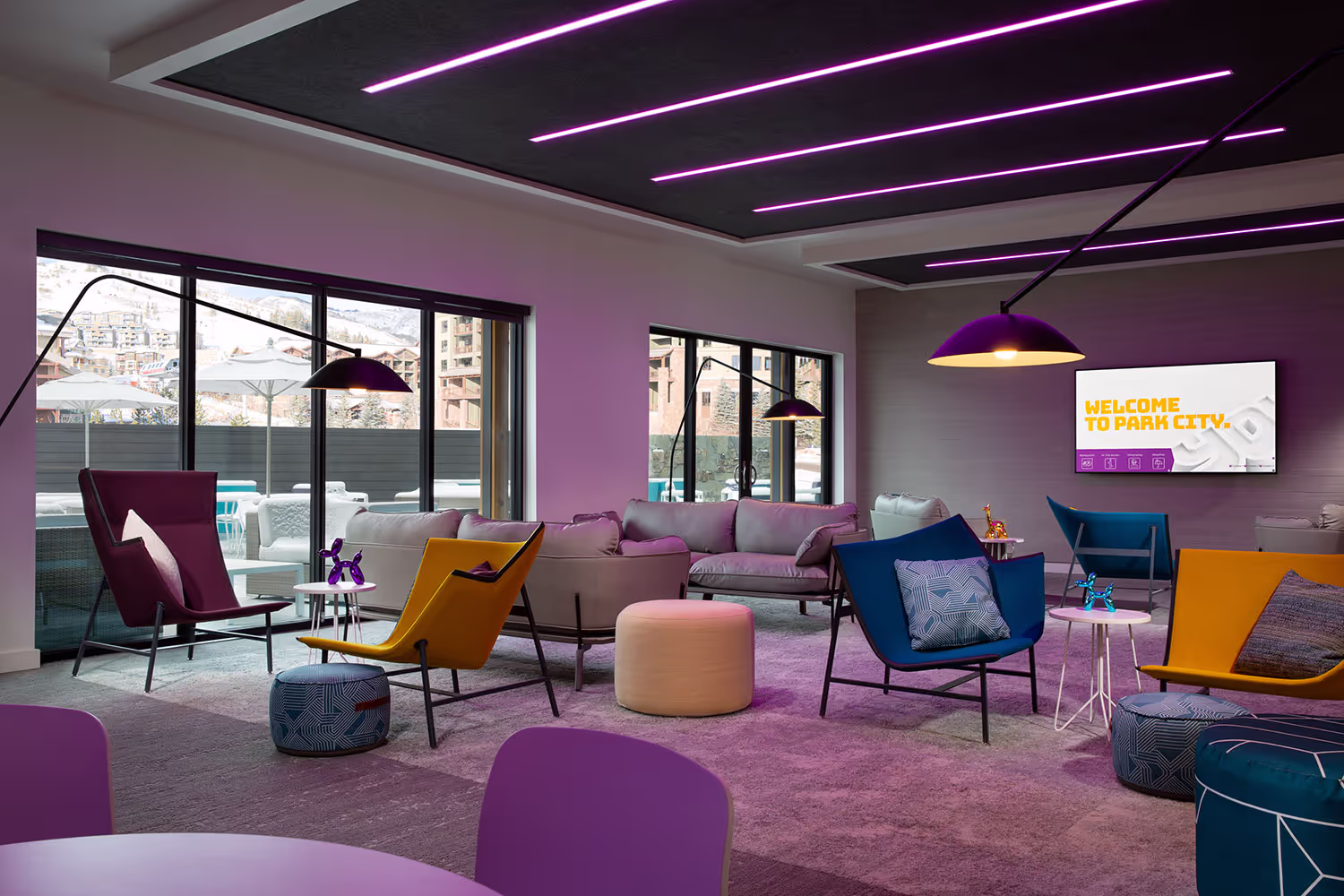 Club room lounge