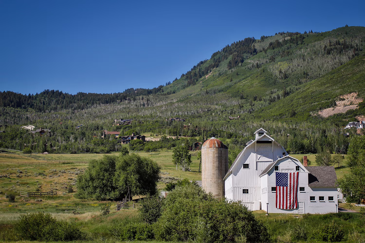 Scenic view of McPolin Farm