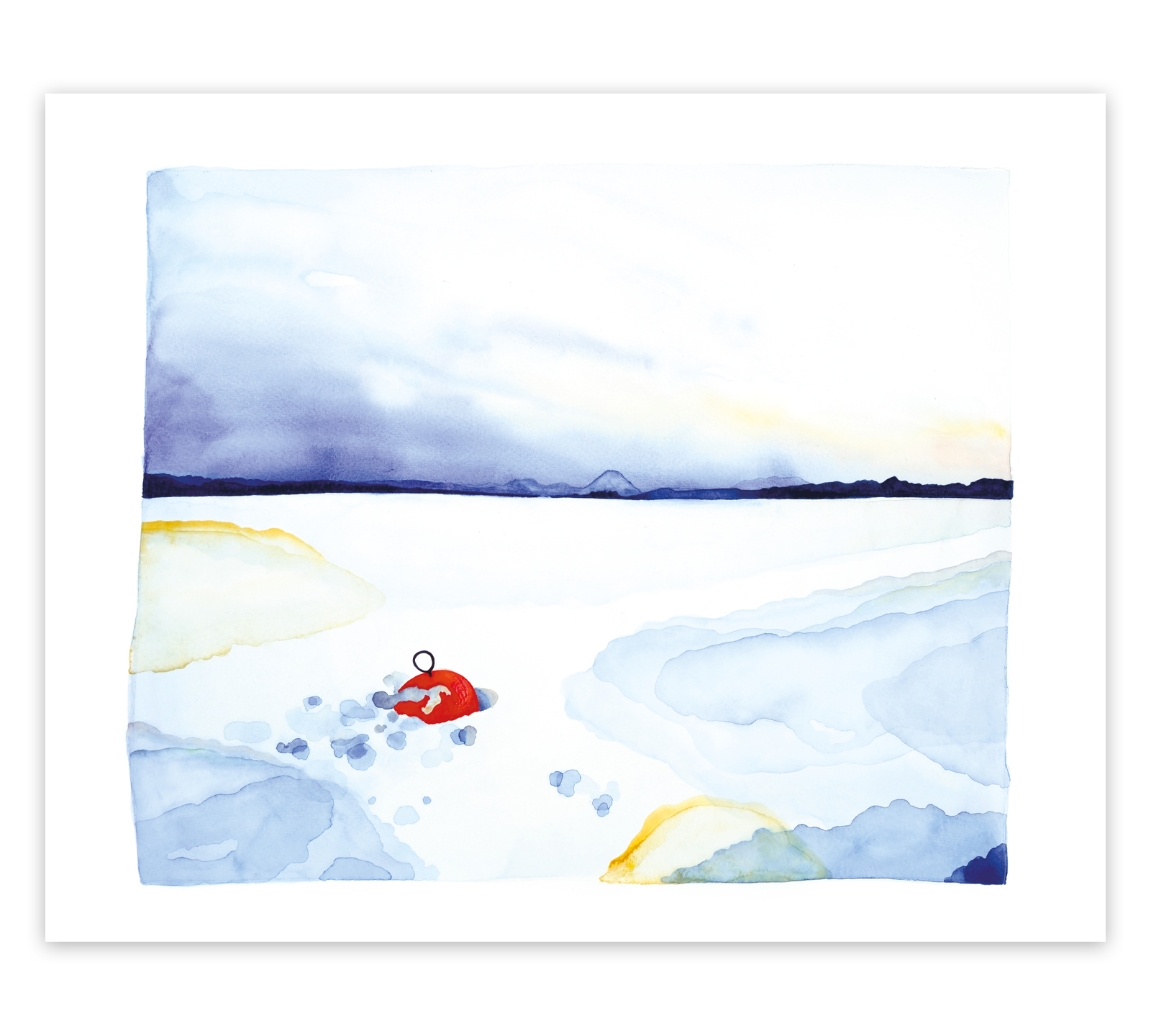 Le Lac Memphrémagog - 40X50cm