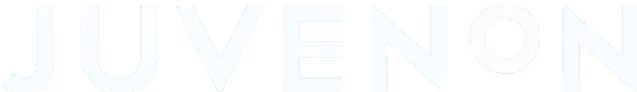 The word 'JUVENON' in large, bold, white uppercase letters on a transparent background.