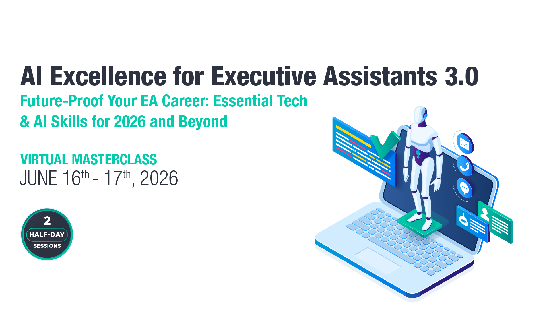 AI Excellence for Executive Assistants Masterclass 3rd edition