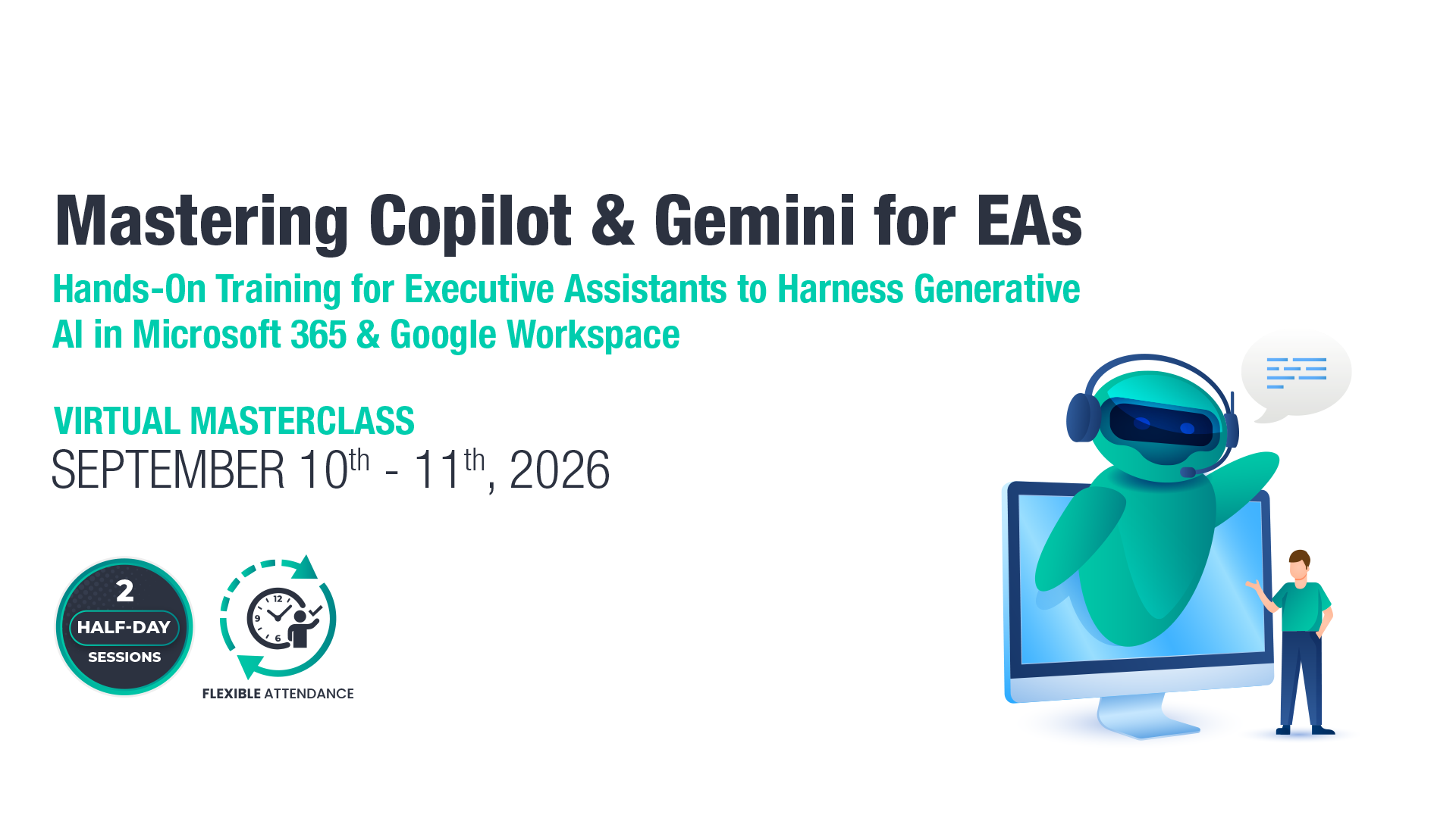 Mastering Copilot & Gemini for EAs Masterclass